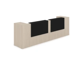 Комплект Ресепшн с фартуком HPL (3632*751*1149) (без подсветки) 1КРТ-КЛ.005 ЛАУНЖ / LOUNGE images