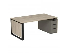 Стол рабочий на опорной угловой тумбе (1660x930x750) Magnetic images