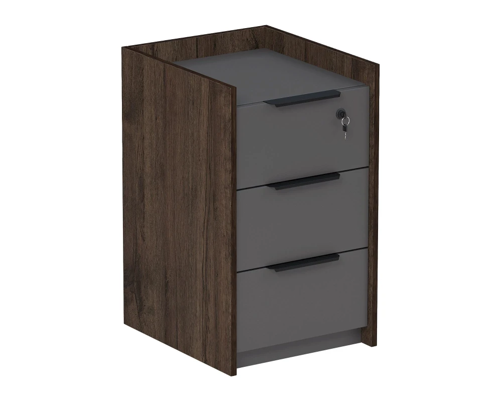 Тумба подкатная, с ящ, с код замком 400x460x670 МАГНЕТИК / MAGNETIC