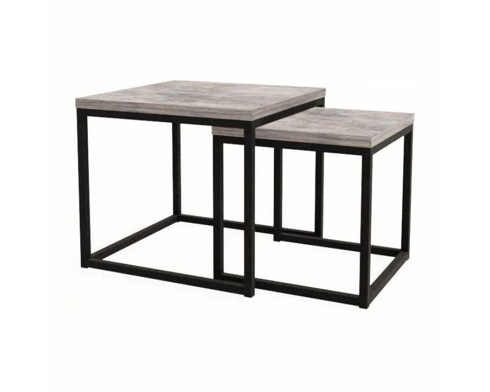 Комплект журнальных столов SET LOGIC (900x900x450)