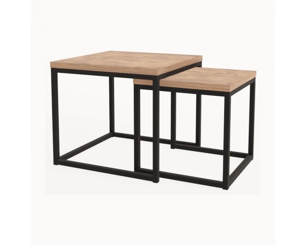Комплект журнальных столов SET LOGIC (900x900x450)