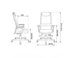 Кресло Бюрократ KB-8 images