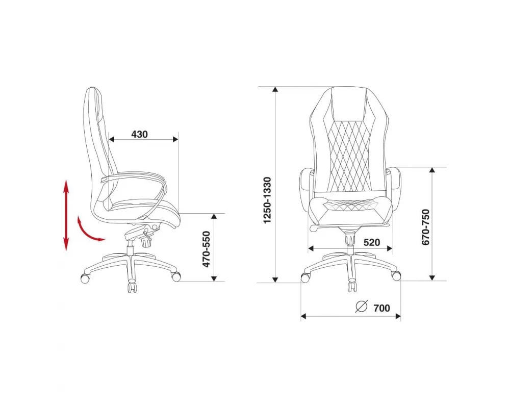Кресло Бюрократ AURA