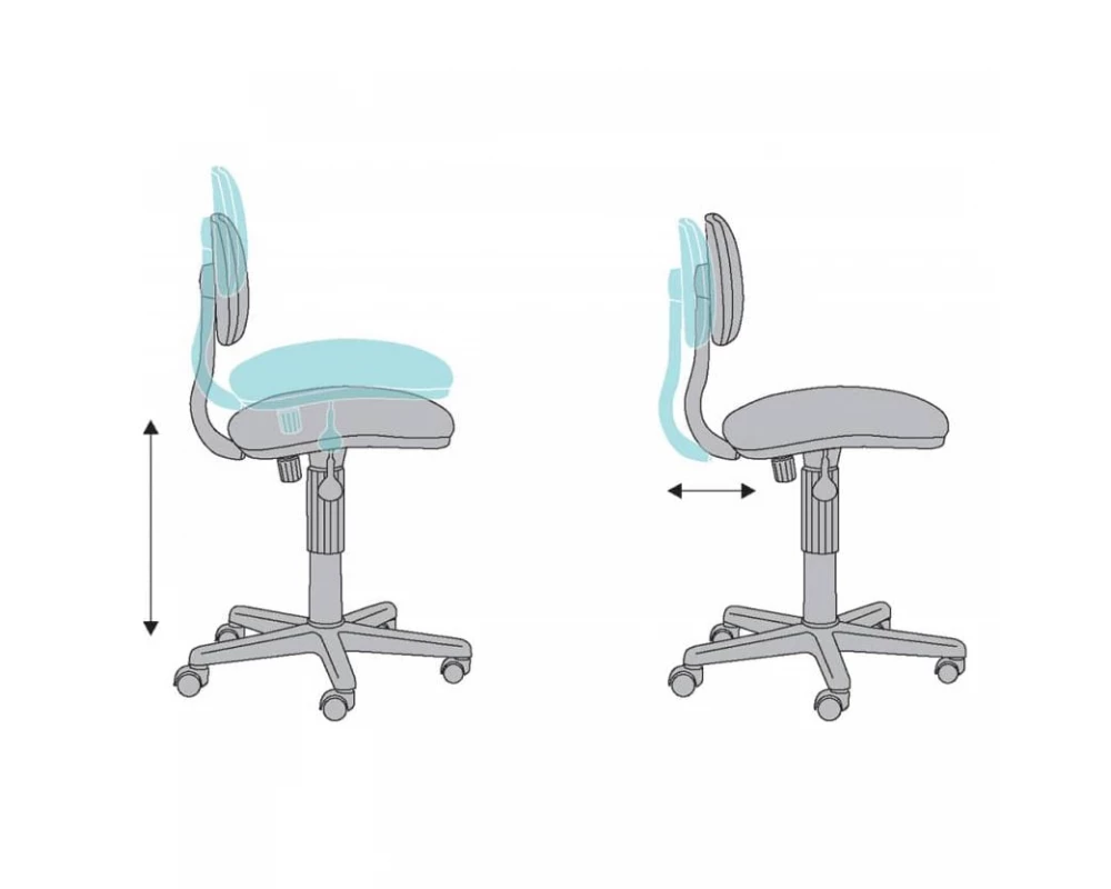 Кресло Бюрократ CH-201NX/HEARTS-PK