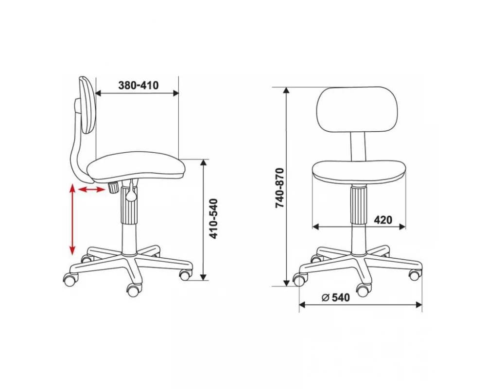 Кресло Бюрократ CH-201NX/Military