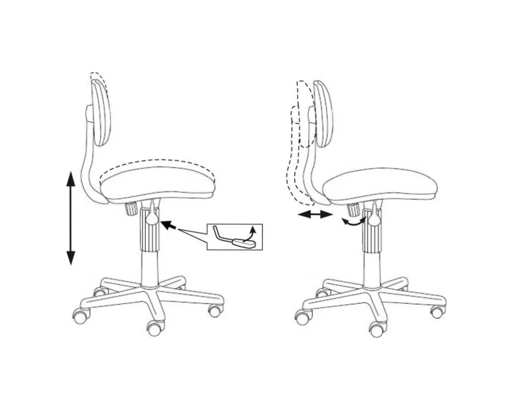 Кресло Бюрократ CH-201NX/Military