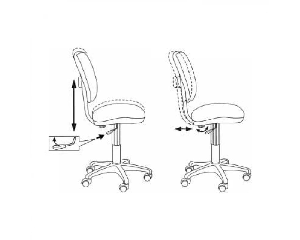 Кресло Бюрократ CH-204NX/PENCIL-GN