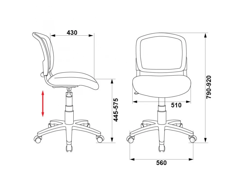 Кресло Бюрократ CH-296NX/Tattoo