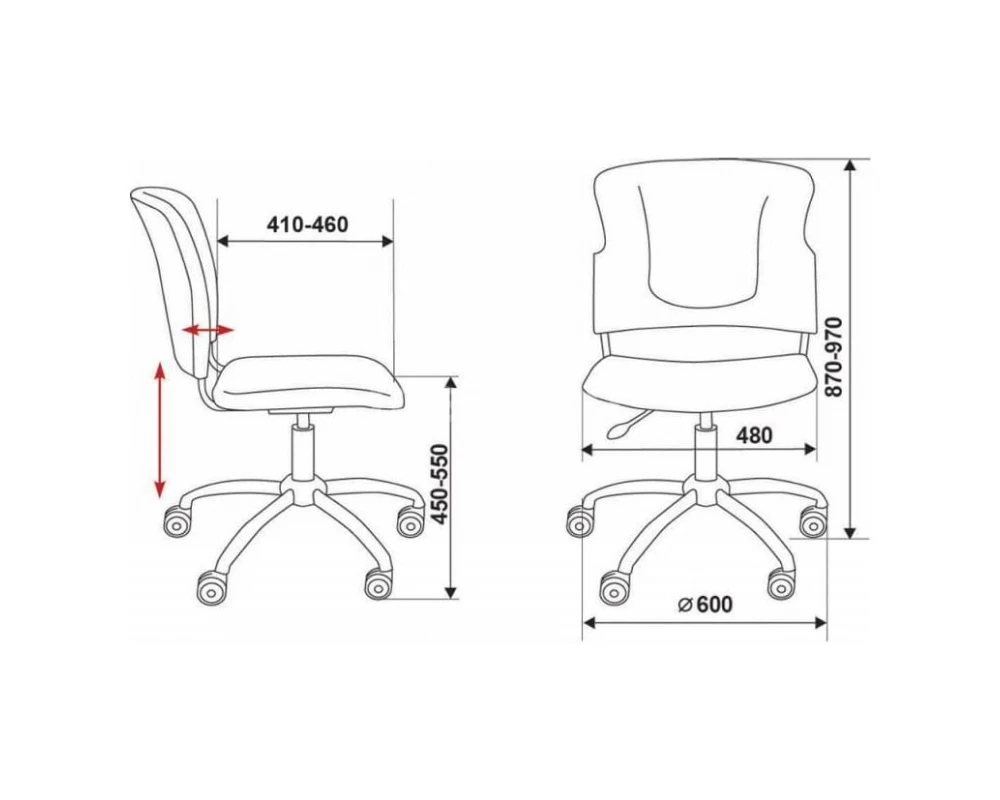 Кресло Бюрократ CH-322SXN