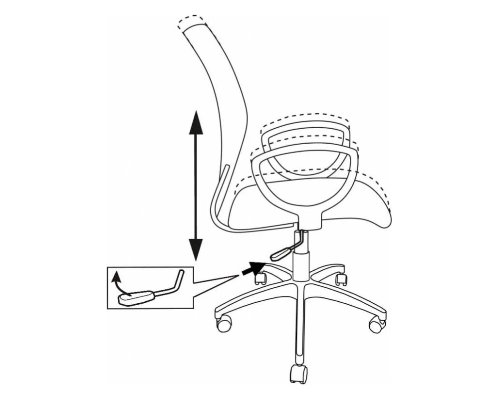 Кресло Бюрократ CH-599AXSN