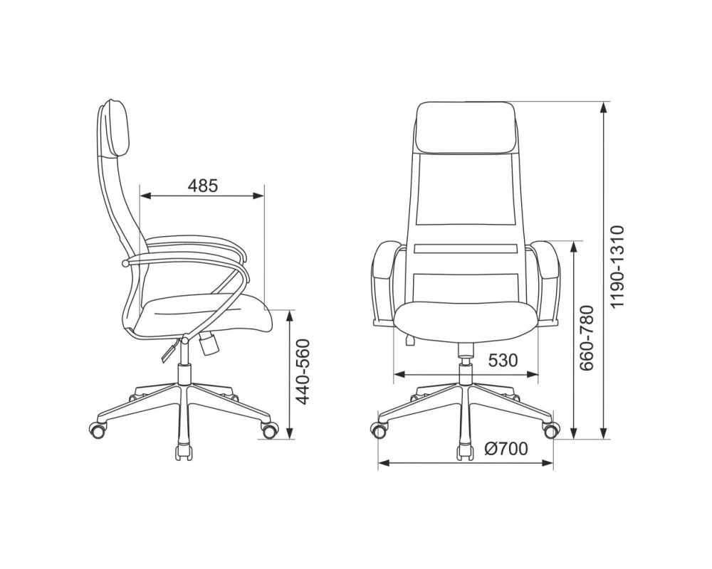 Кресло Бюрократ CH-608