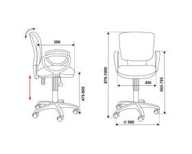 Кресло Бюрократ Ch-626AXSN images