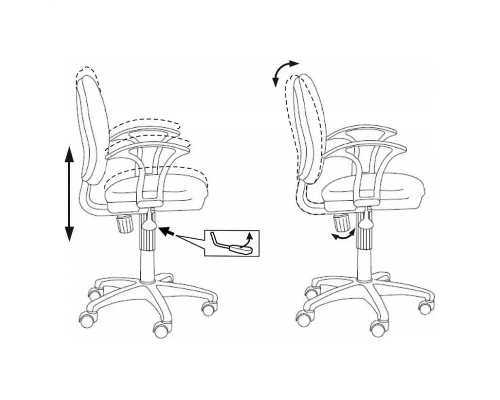 Кресло Бюрократ CH-725AXSN/B
