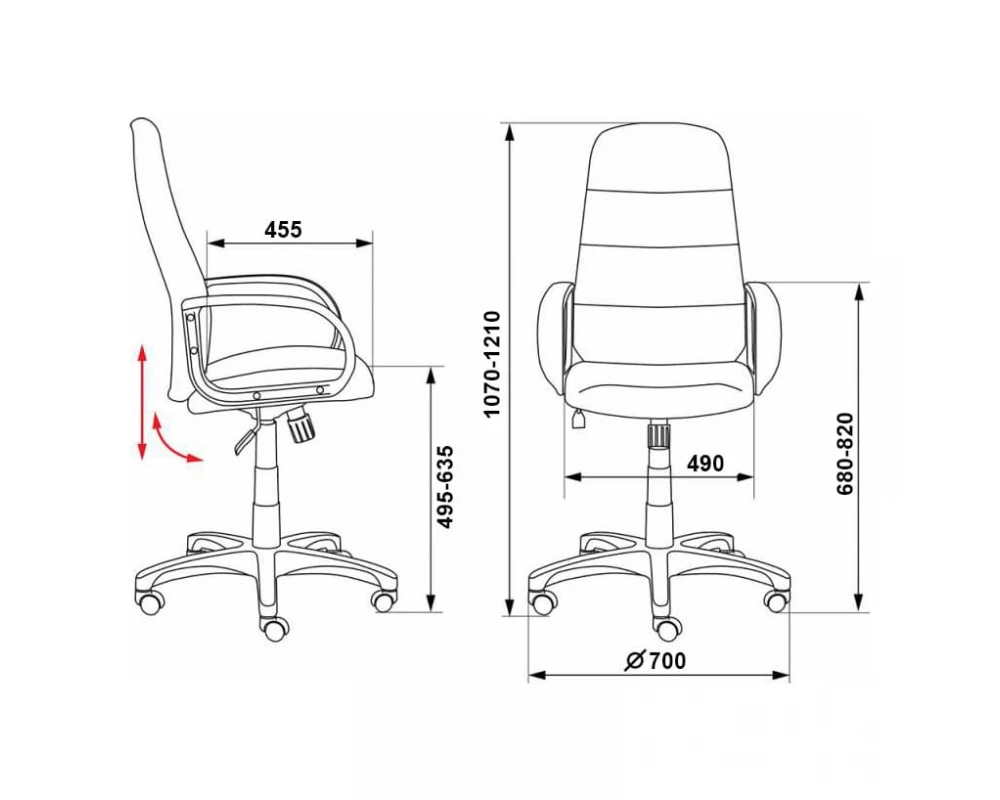 Кресло Бюрократ CH-808AXSN/LBL+TW-11