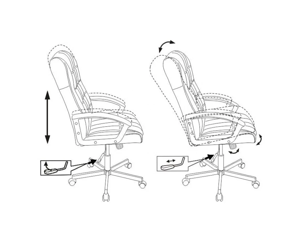 Кресло Бюрократ CH-823AXSN