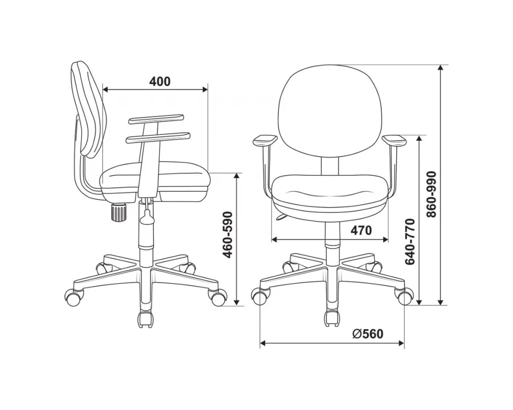 Кресло Бюрократ CH-W356AXSN