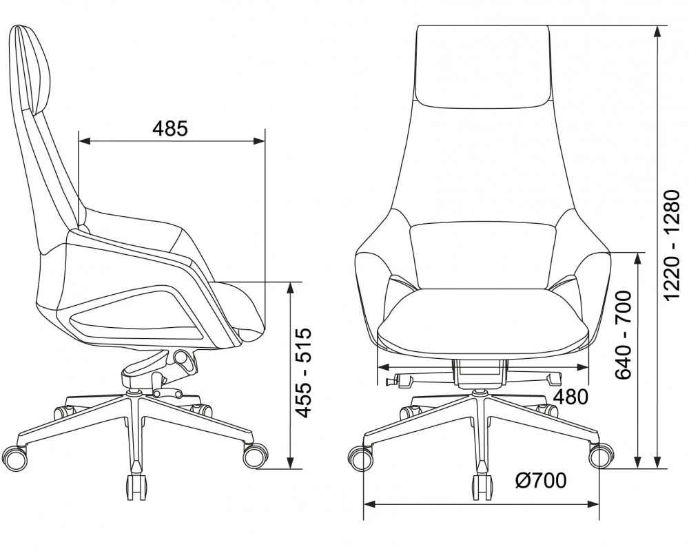 Кресло Бюрократ DAO-2