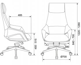 Кресло Бюрократ DAO-2 images