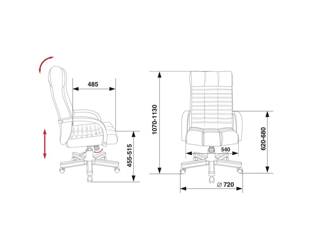 Кресло Бюрократ KB-10/WALNUT