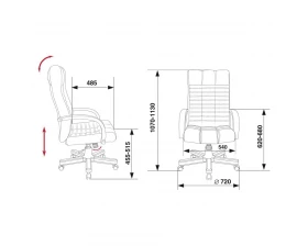 Кресло Бюрократ KB-10/WALNUT images