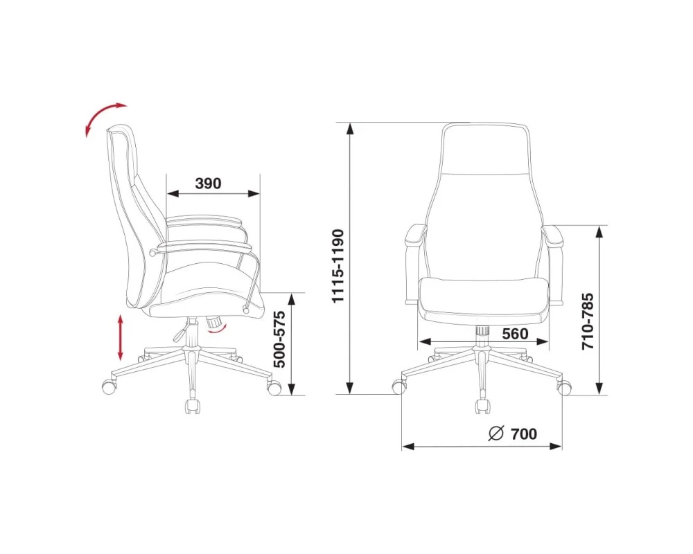 Кресло Бюрократ T-703SL