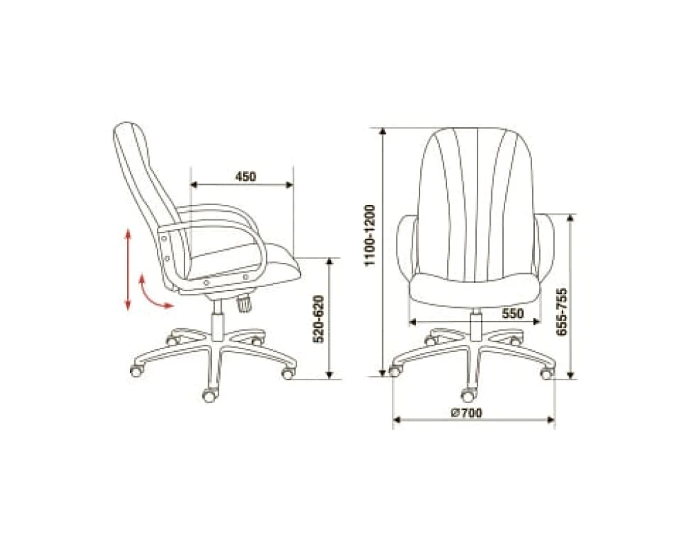 Кресло Бюрократ T-898AXSN