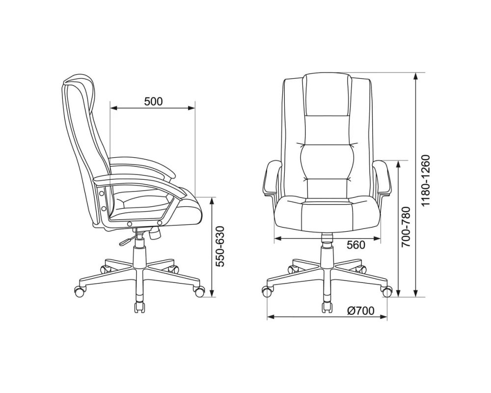 Кресло Бюрократ T-9906N