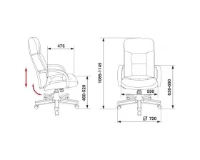 Кресло Бюрократ T-9908 images