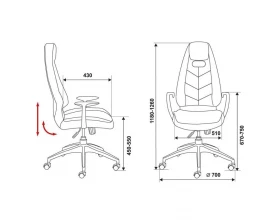 Кресло Бюрократ ZEN images