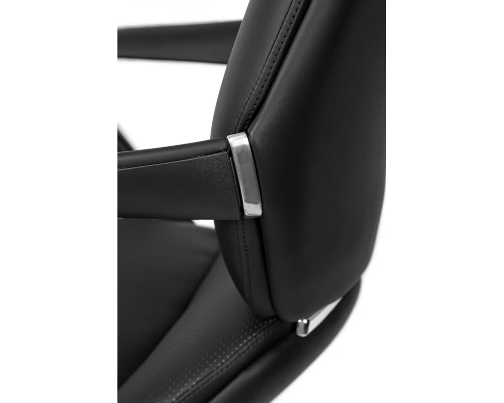 Кресло College CLG-628 LTU-C Экокожа, Черный