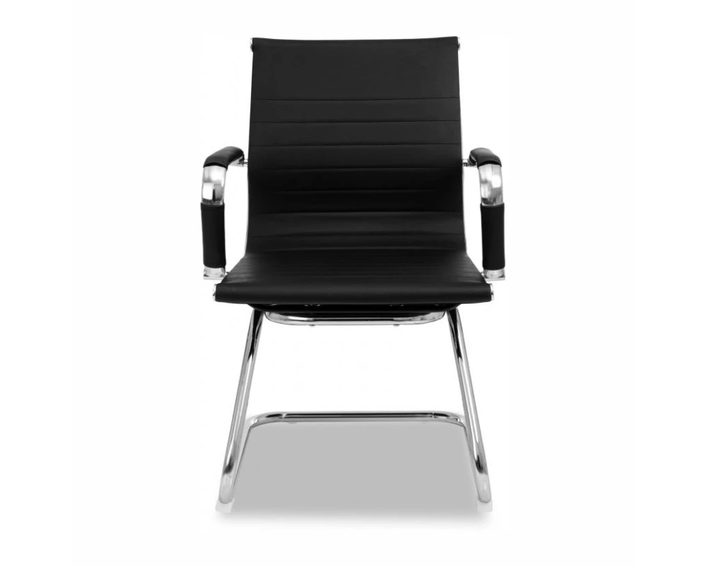 Кресло College CLG-621-C Экокожа, Черный