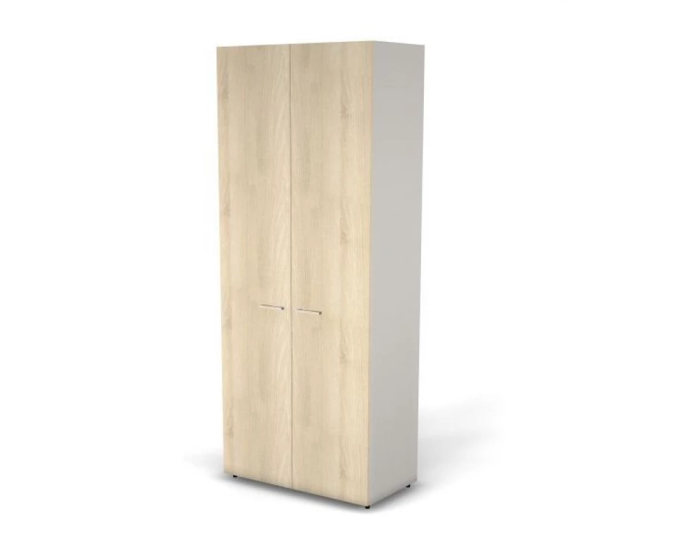 Шкаф-гардероб, задняя стенка ДВП 79,8х40,4х196,5 Activ Director Акация светлая/Серый