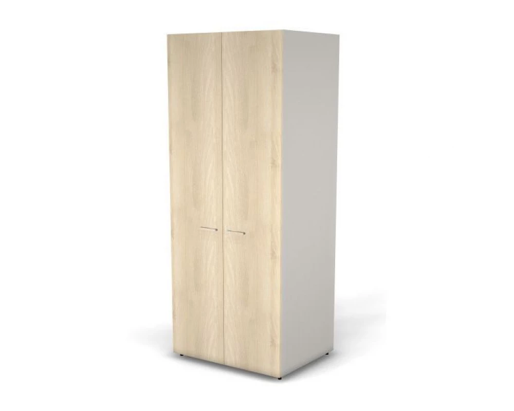 Шкаф-гардероб, задняя стенка ДВП 79,8х60,4х196,5 Activ Director Акация светлая/Серый