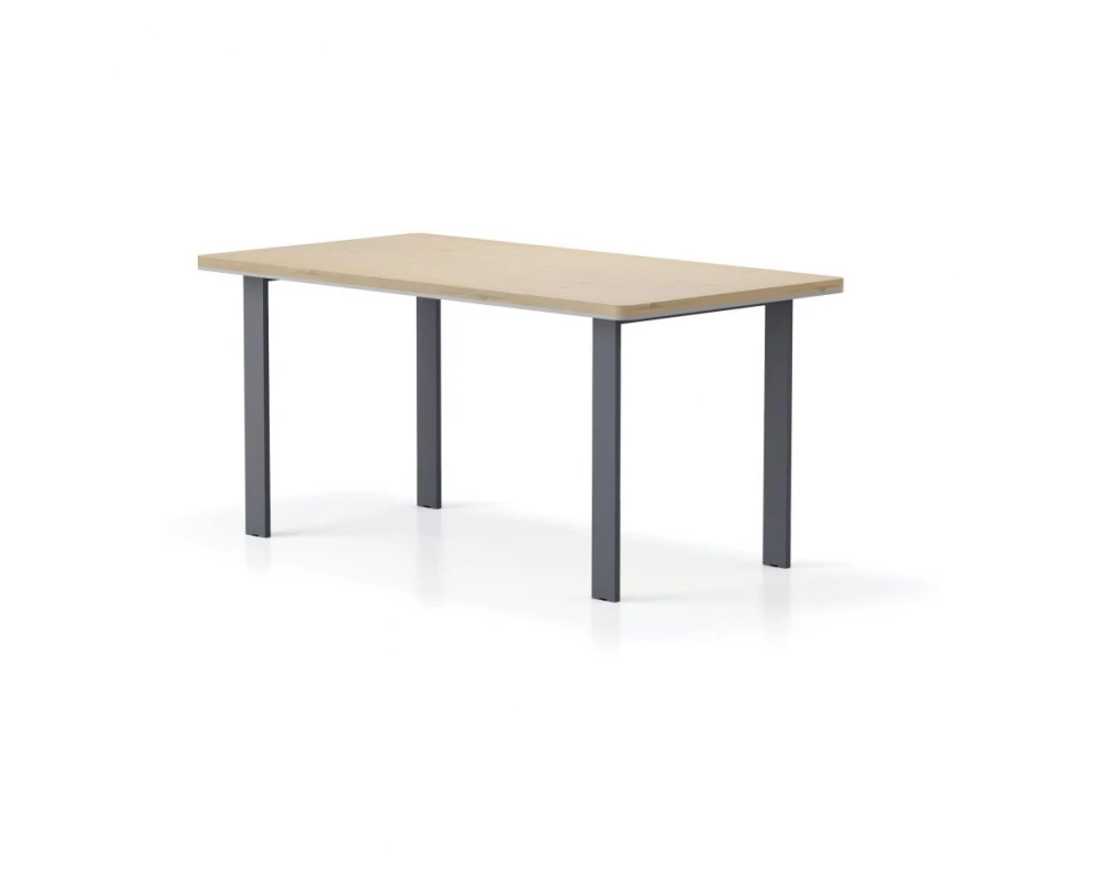 Стол прямой, П-образные опоры 180х85х75 Activ Director Акация светлая/Антрацит