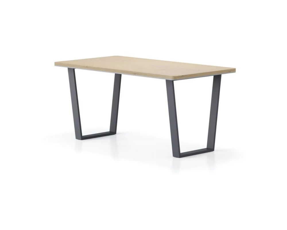 Стол прямой, Тр-образные опоры 180х85х75 Activ Director Акация светлая/Антрацит