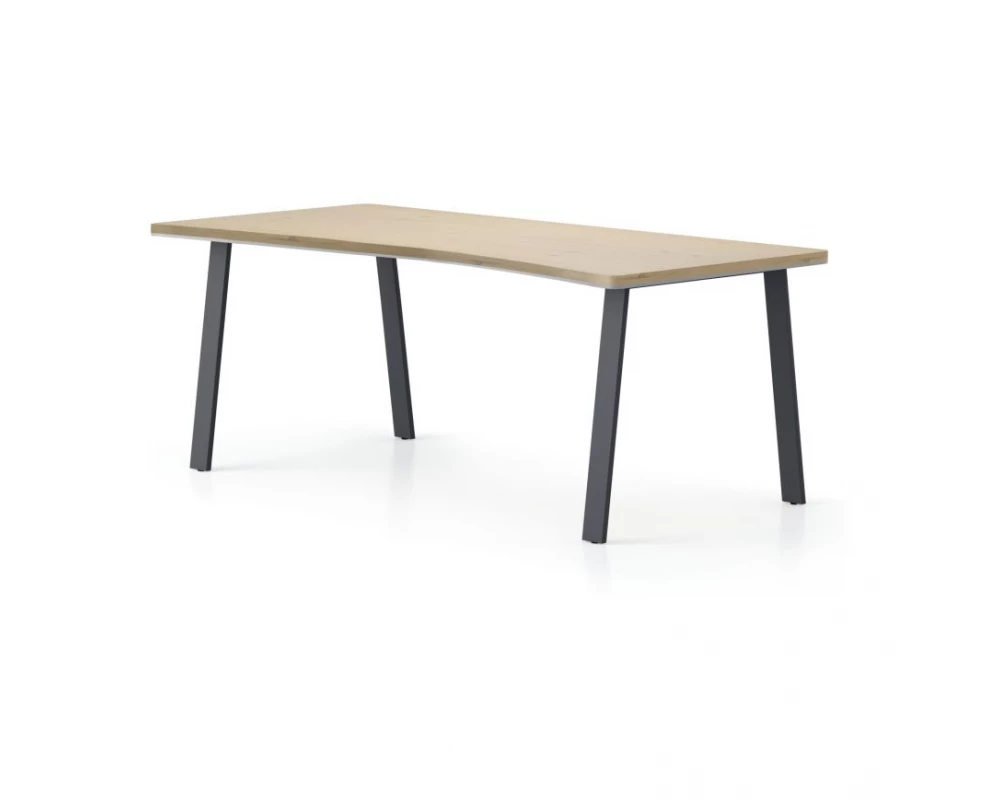 Стол симметричный, А-образные опоры 180х93,4х75 Activ Director Акация светлая/Антрацит
