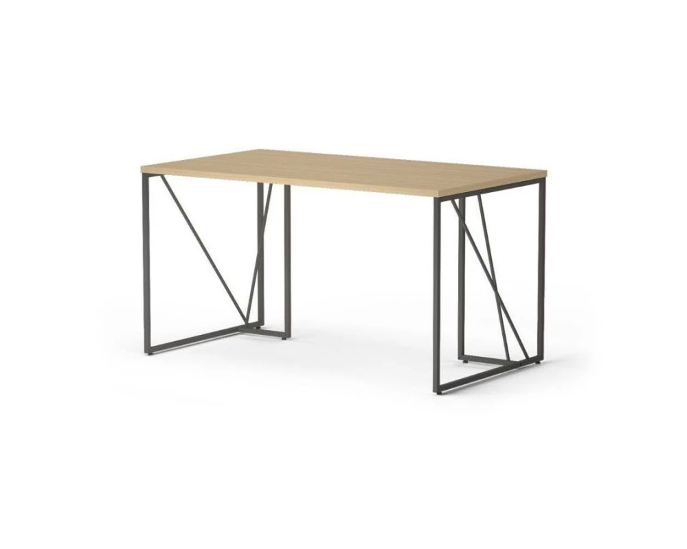 Стол прямой 138х78х75 Aurora Дуб парма/Антрацит