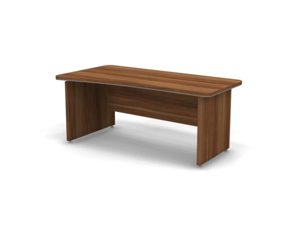 Стол руководителя асимметричный левый 180х94,8х76 Focus Director Мерано коричневый