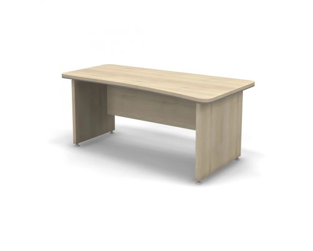 Стол руководителя асимметричный правый 180х94,8х76 Focus Director Акация светлая