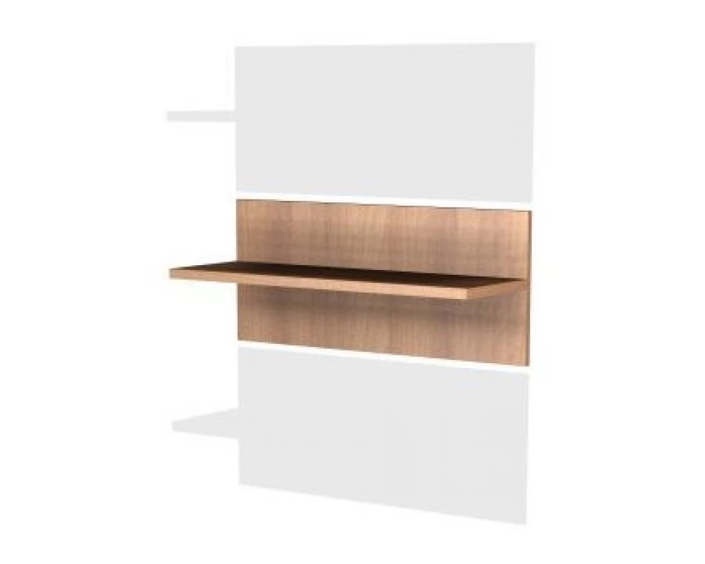 Полка настенная 90х30х40 Larus Орех