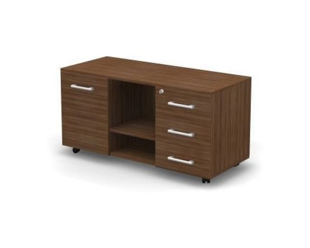 Тумба мобильная правая 117,2х50х59,4 Smart Director Орех табак