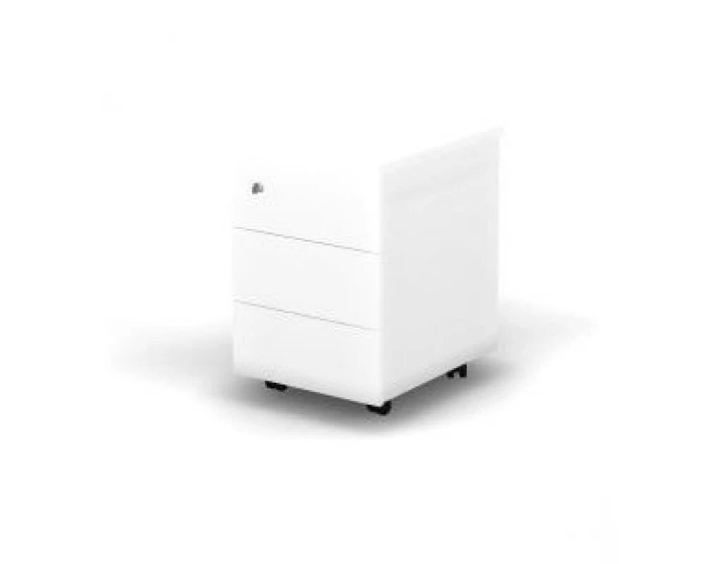Тумба мобильная с замком 41,2х50х59,4 Smart Director Белый