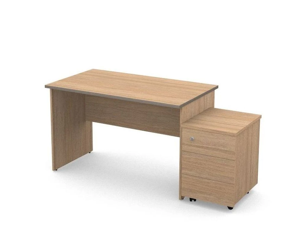 Рабочее место 118х67, тип 1 Smart (df) Дуб медовый