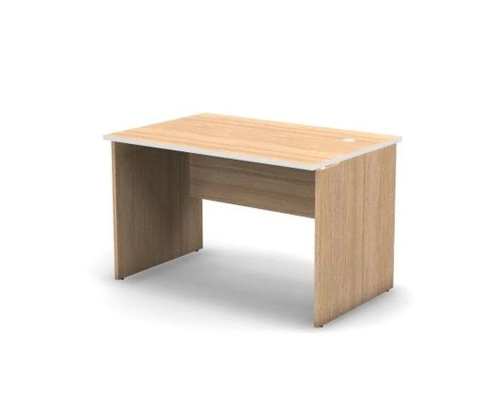 Стол рабочий тип 2 правый с кабель-каналом 118х78х74 Smart (df) Дуб медовый