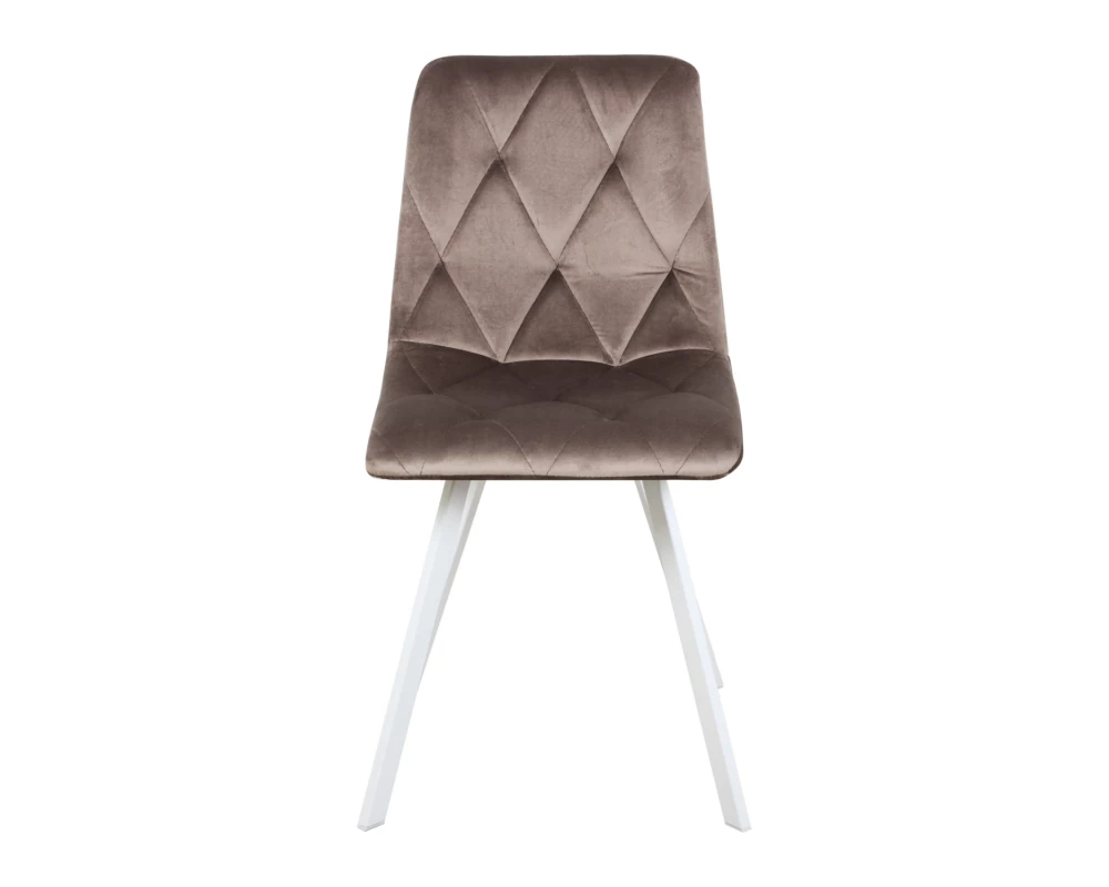 Стул обеденный Рокки ножки прямоугольные белые