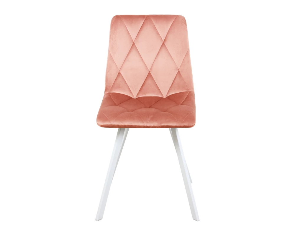 Стул обеденный Рокки ножки прямоугольные белые