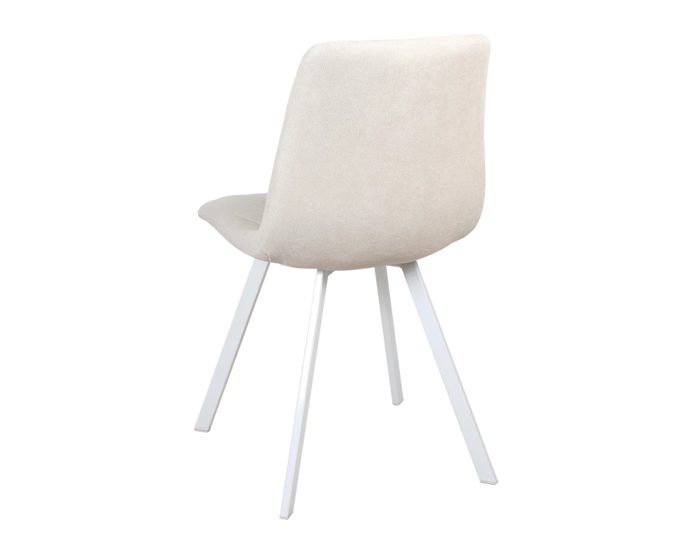 Стул обеденный Рокки ножки прямоугольные белые