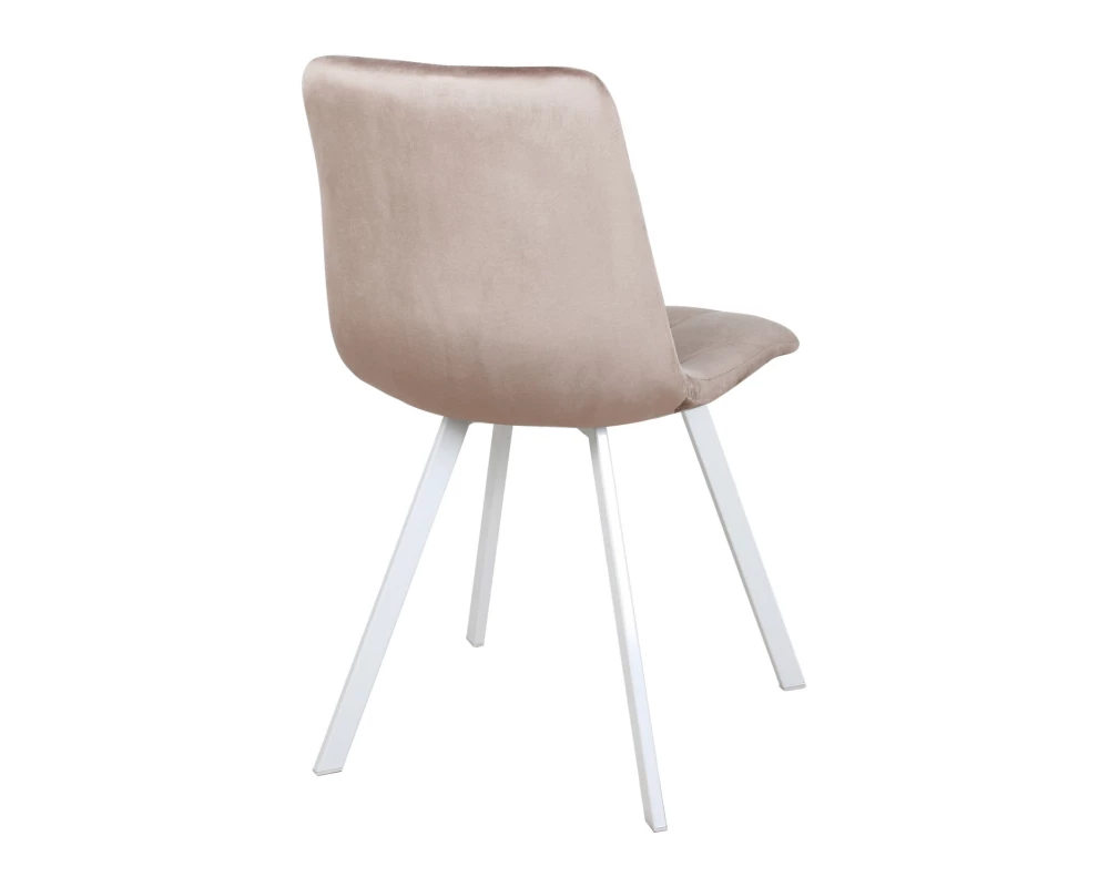 Стул обеденный Рокки ножки прямоугольные белые