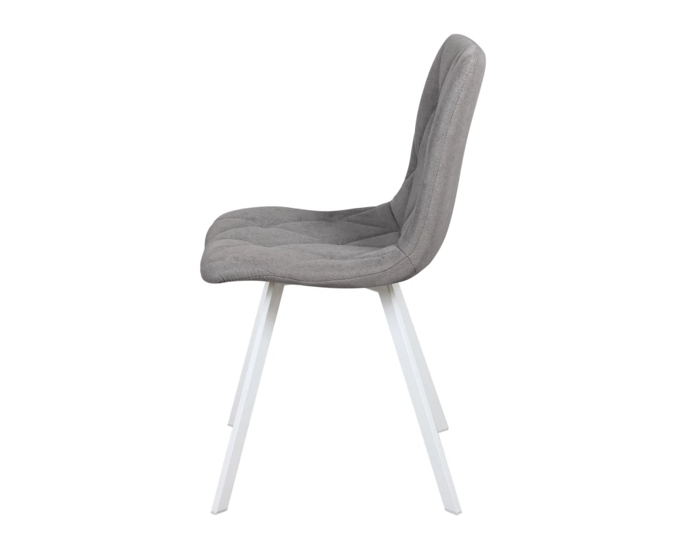 Стул обеденный Рокки ножки прямоугольные белые