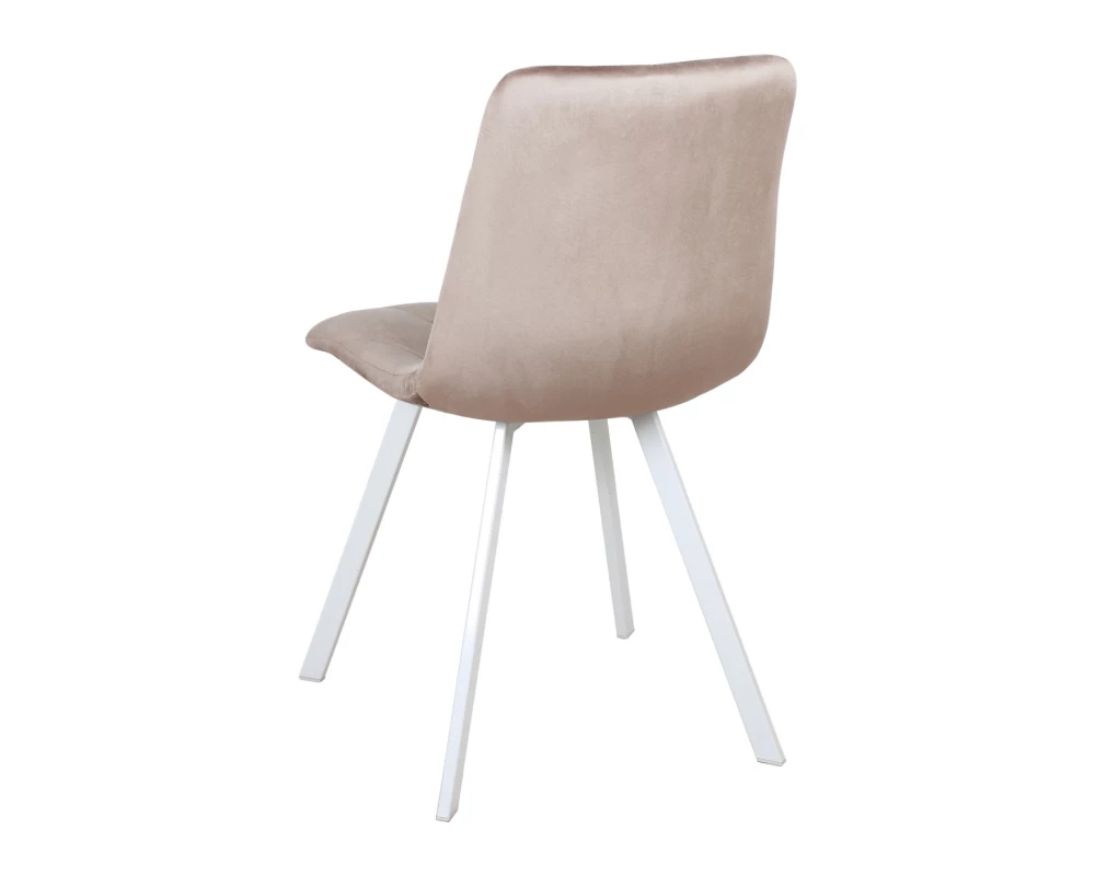 Стул обеденный Рокки ножки прямоугольные белые